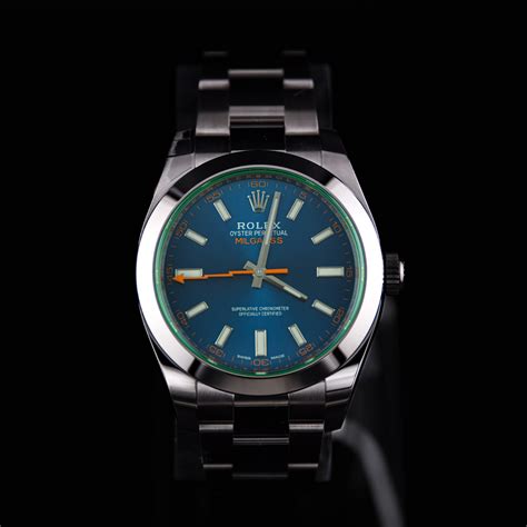 rolex milgauss glace verte|rolex milgauss shield.